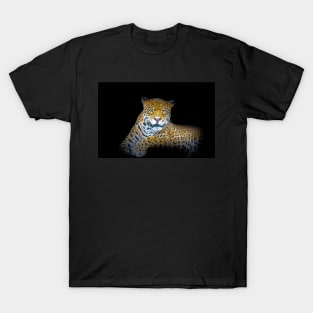 Panther Animal Wild Life Jungle Nature Discovery Travel Africa Digital Painting T-Shirt